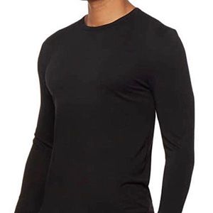 32 Degrees Cool Black Crew-Neck Long SleeveT-Shirt